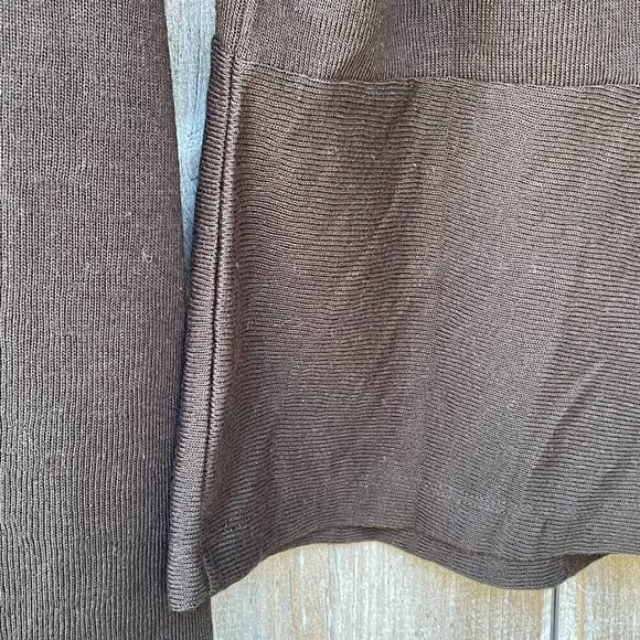 NWT Sanctuary Knot Your Business Black Crew Neck Sweater Womens L Recycled - Picture 9 of 13